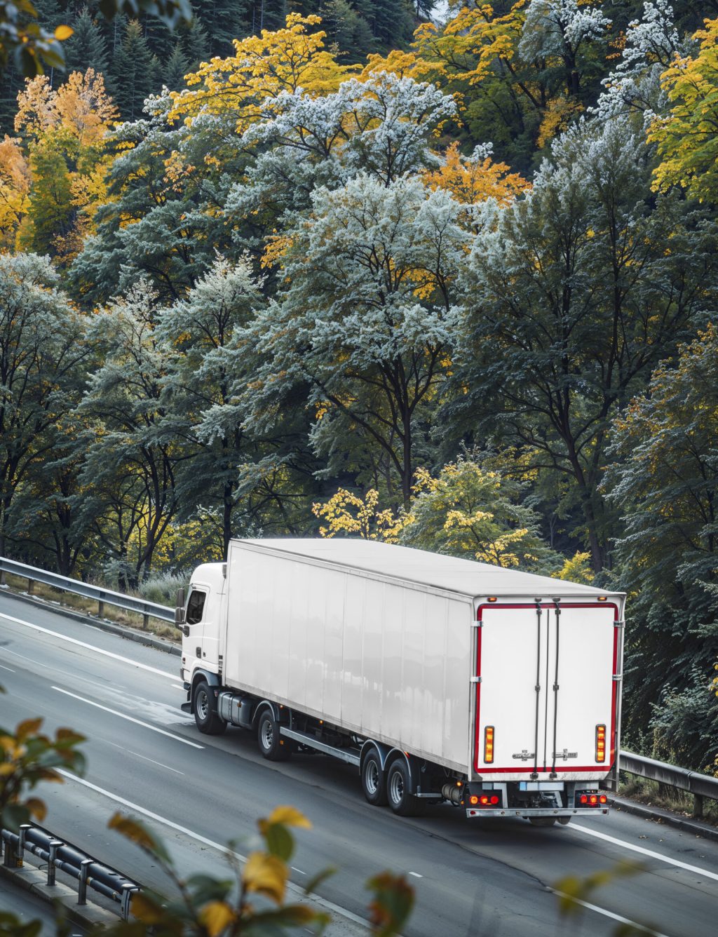 blank-cargo-truck-road